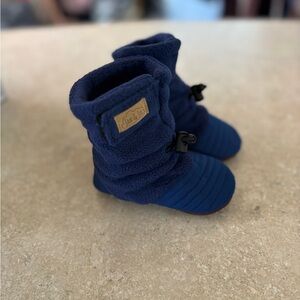 ja & jul navy blue stay-put cozy booties